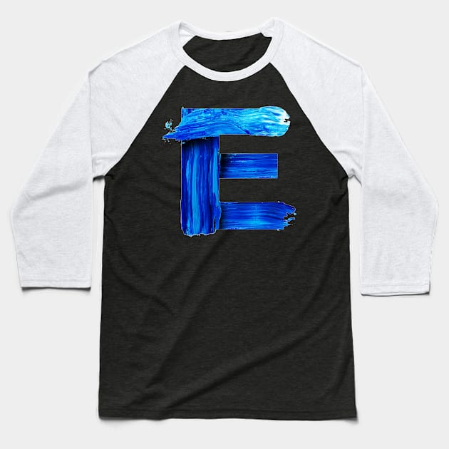 E Baseball T-Shirt by TeeTrendz